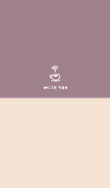 [LINE着せ替え] milk tea ♡ 着せ替えの画像1