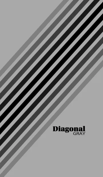 [LINE着せ替え] Diagonal Grayの画像1