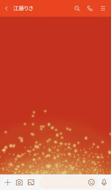 [LINE着せ替え] 赤 : イルミネーションの画像3