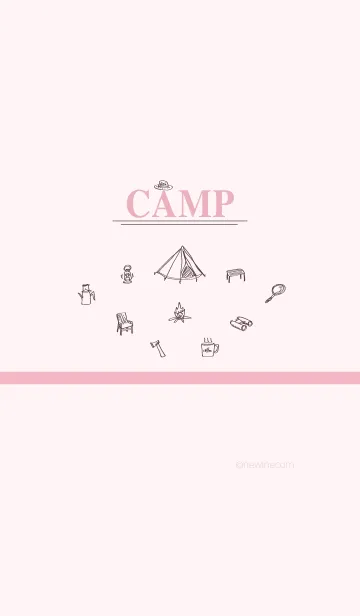 [LINE着せ替え] CAMP rose drageeの画像1