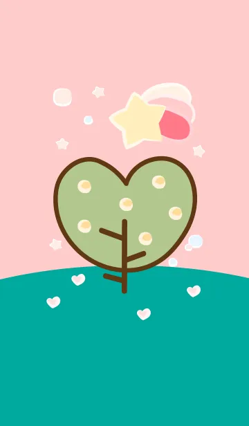 [LINE着せ替え] Lovely heart tree 86の画像1