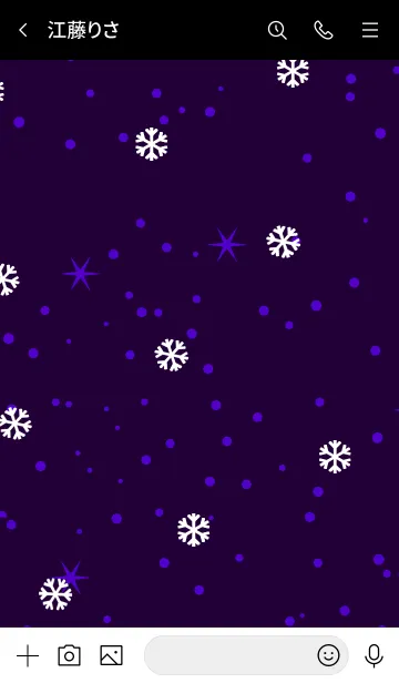 [LINE着せ替え] ザ・スノー 03の画像3