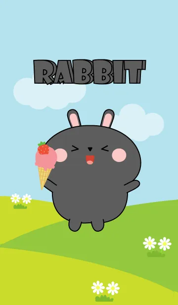Love Lovely Black Rabbit Theme (jp)の着せ替えメイン画像