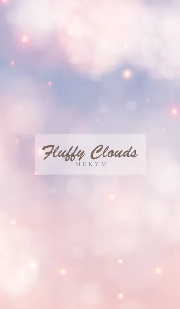 [LINE着せ替え] Fluffy Clouds -PURPLE SKY- 11の画像1