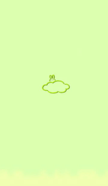 [LINE着せ替え] 100000000 Simple Cloud Rabbit 3の画像1