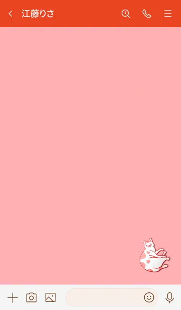 [LINE着せ替え] Simple cat 100000000000000の画像3