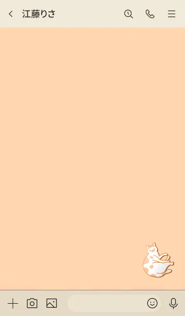 [LINE着せ替え] Simple cat 100000000000001の画像3