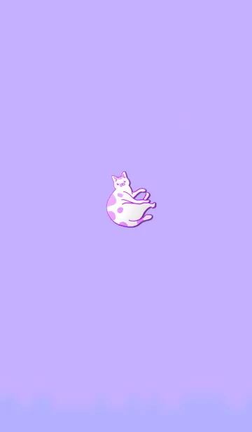 [LINE着せ替え] Simple cat 100000000000009の画像1