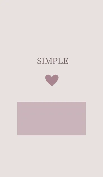 [LINE着せ替え] 普段使いハート・ベージュピンクの画像1