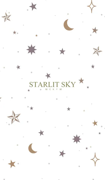 [LINE着せ替え] -STARLIT SKY- SIMPLE 21の画像1