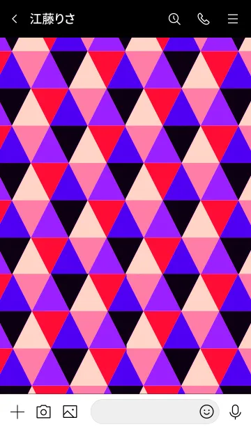 [LINE着せ替え] ザ トライアングル 04の画像3