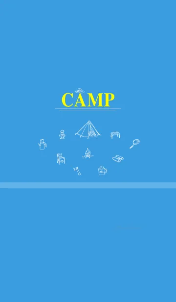 [LINE着せ替え] CAMP blue blueの画像1