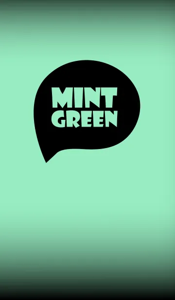 [LINE着せ替え] Mint Green And Black Vr.5 (JP)の画像1
