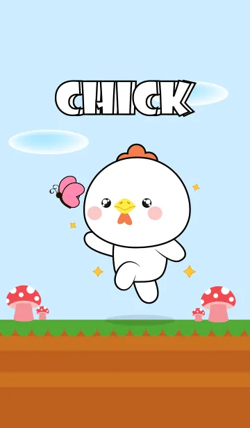 Love U Cute Chicken Theme (JP)の着せ替えメイン画像