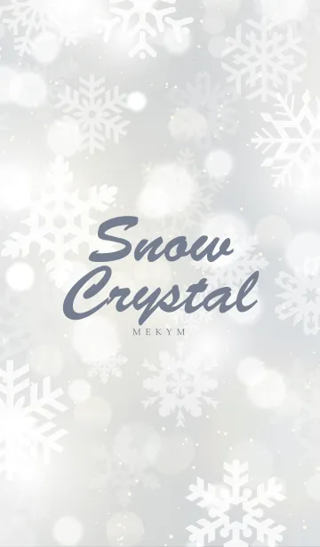 [LINE着せ替え] -Snow Crystal- MEKYM 11の画像1