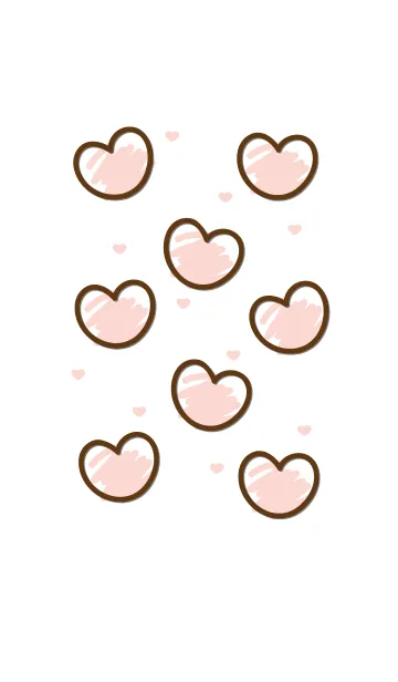 [LINE着せ替え] Sweet mini heart 84の画像1