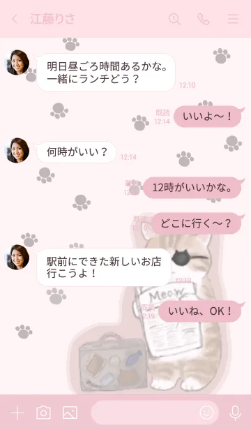 [LINE着せ替え] 旅猫♡フランス編の画像4