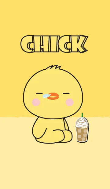 [LINE着せ替え] Sleepy Chick Theme (JP)の画像1