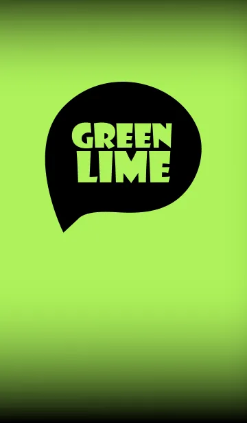[LINE着せ替え] Lime Green And Black Vr.5 (JP)の画像1