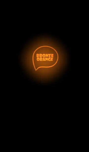 [LINE着せ替え] Bronze Orange Neon Theme Vr.5 (JP)の画像1
