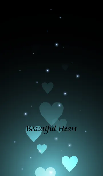 [LINE着せ替え] - Beautiful Blue Baby Heart -の画像1