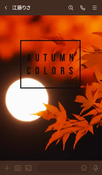 [LINE着せ替え] 秋 着せかえ Autumn colorsの画像3