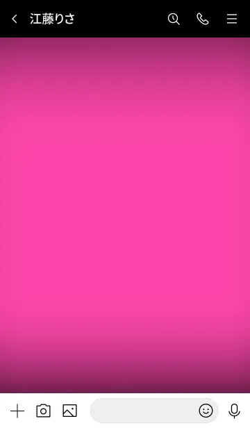 [LINE着せ替え] Fuchsia Pink Neon Theme Vr.5 (JP)の画像3