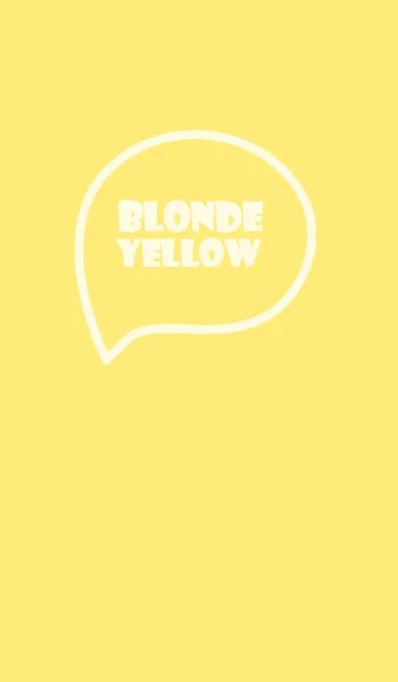 [LINE着せ替え] Love Blonde Yellow Vr.5 (JP)の画像1