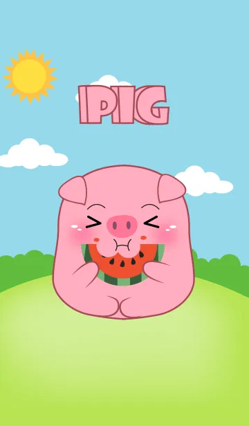 [LINE着せ替え] Fat Pig Pig Theme (JP)の画像1