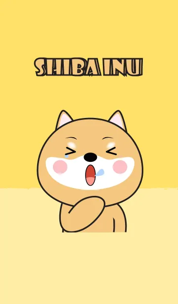 [LINE着せ替え] Sleepy Shiba Inu Theme (JP)の画像1