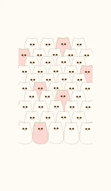 [LINE着せ替え] Group of cute meow meow 81の画像1