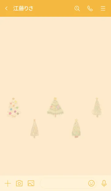 [LINE着せ替え] 推し色みつけた！橙の75の画像3