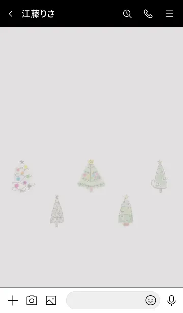 [LINE着せ替え] 推し色みつけた！黒の75の画像3