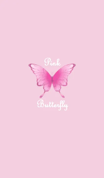 [LINE着せ替え] Pink Butterflyの画像1