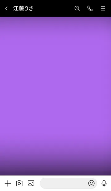 [LINE着せ替え] Orchid Purple And Black Vr.5 (JP)の画像3