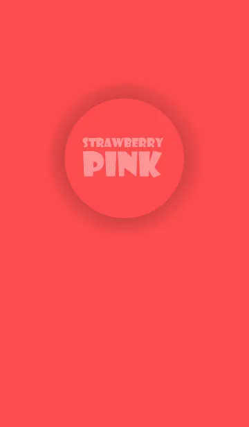 [LINE着せ替え] Love Strawberry Pink Button V.2 (JP)の画像1