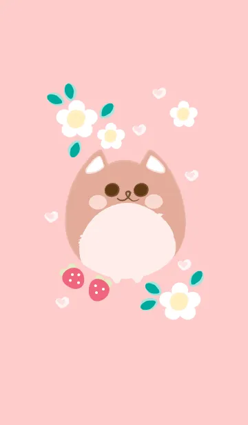 [LINE着せ替え] Cute dog 63 :)の画像1