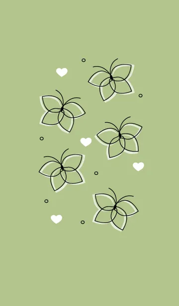 [LINE着せ替え] Cute butterflies 91 :)の画像1