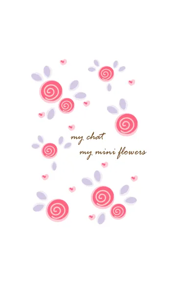 [LINE着せ替え] My chat my mini flowers 20の画像1