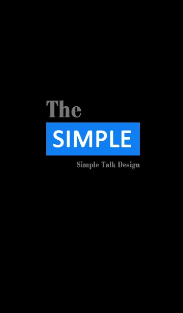 [LINE着せ替え] ザ・シンプル No.4 07の画像1