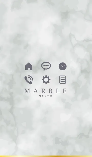 [LINE着せ替え] MARBLE -SIMPLE MONOTONE- 24の画像1