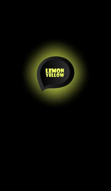 [LINE着せ替え] Lemon Yellow Button In Black V.3 (JP)の画像1