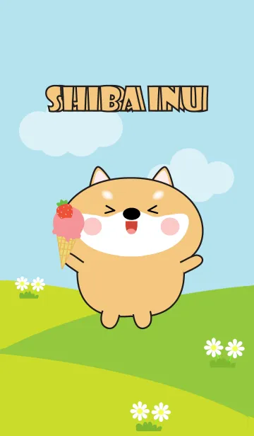 [LINE着せ替え] Love Lovely Shiba Inu Theme (JP)の画像1