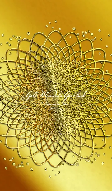 [LINE着せ替え] 着替えを変えて幸運になるGOLD曼荼羅2の画像1