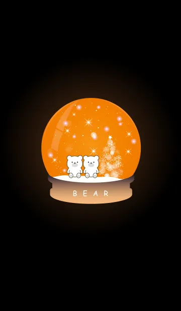 [LINE着せ替え] Snow globe -BEAR- 5の画像1