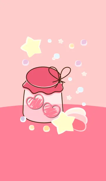 [LINE着せ替え] mini heart in the little jar 11の画像1