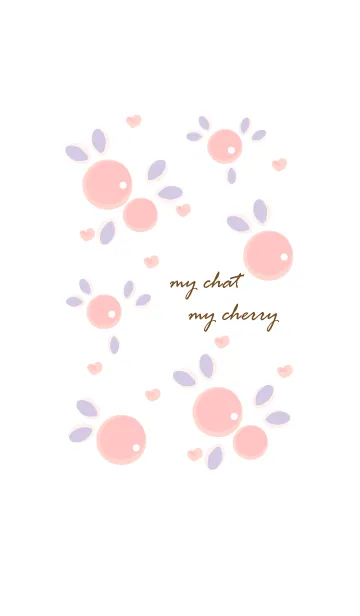 [LINE着せ替え] My chat my cherry 20の画像1