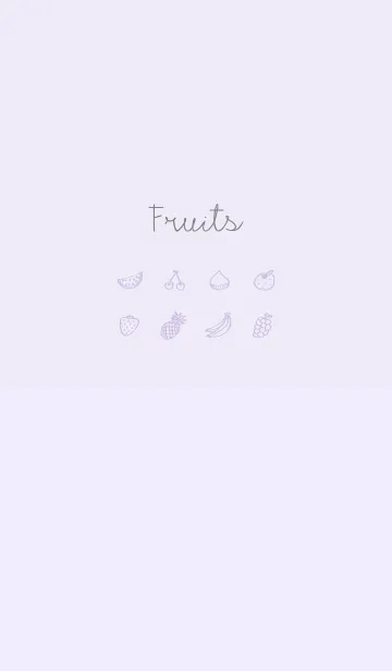 [LINE着せ替え] Fruits crocus irisの画像1