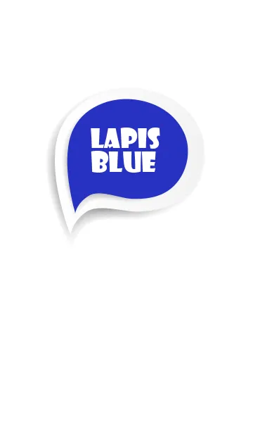 [LINE着せ替え] Lapis Blue Button In White V.2 (JP)の画像1