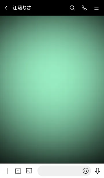 [LINE着せ替え] Mint Green In Black Vr.5 (JP)の画像3